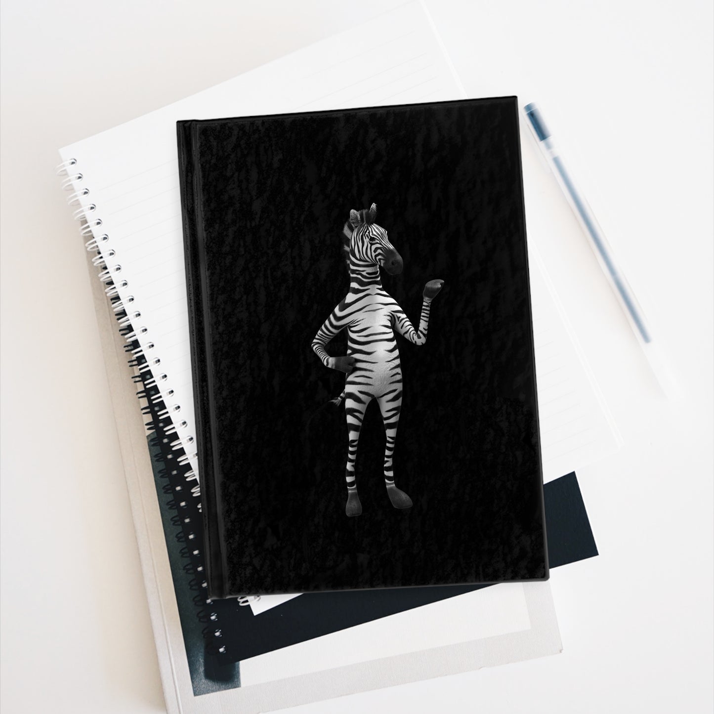 Journal - Ruled Line - Zebra Pose