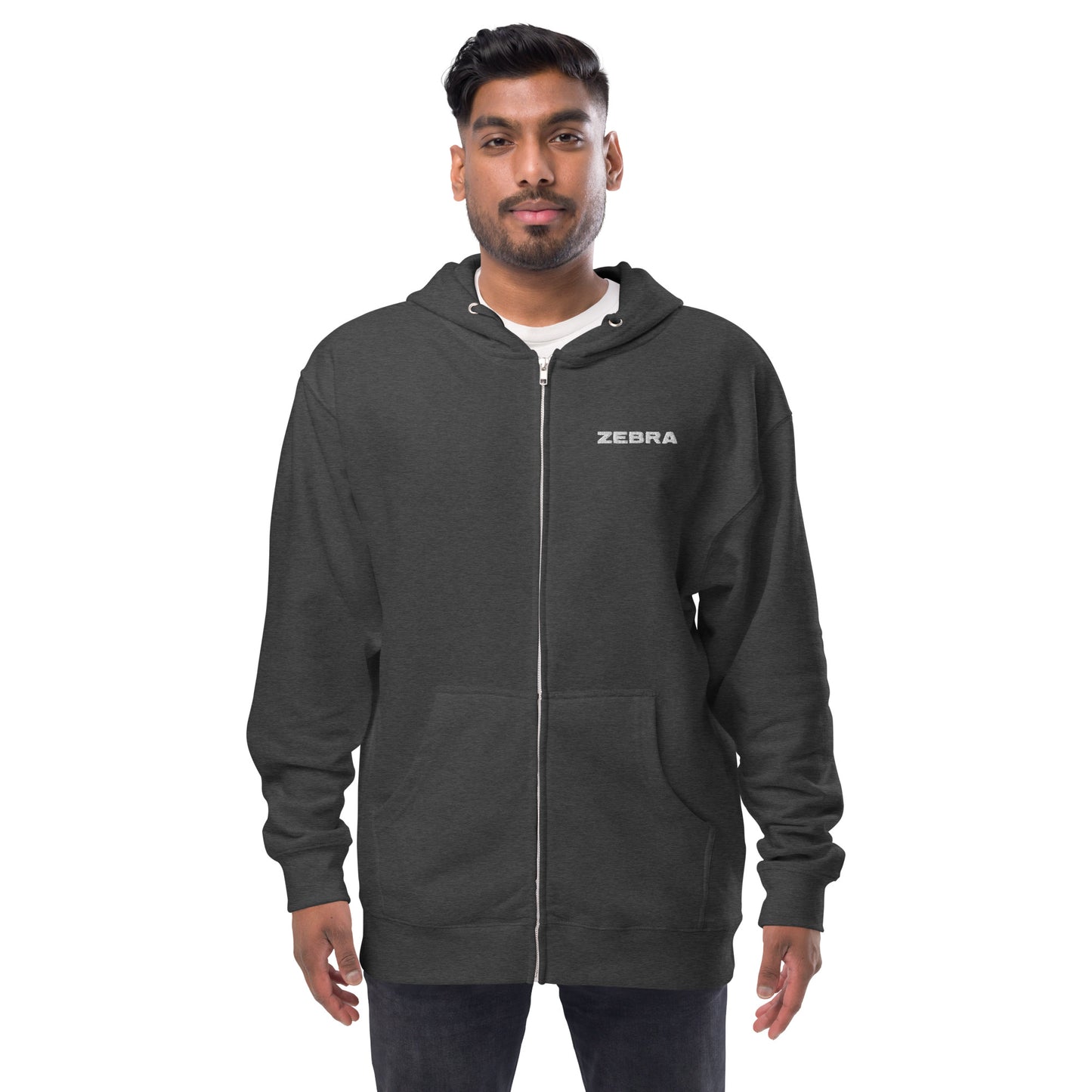 Unisex Fleece Zip Up Hoodie