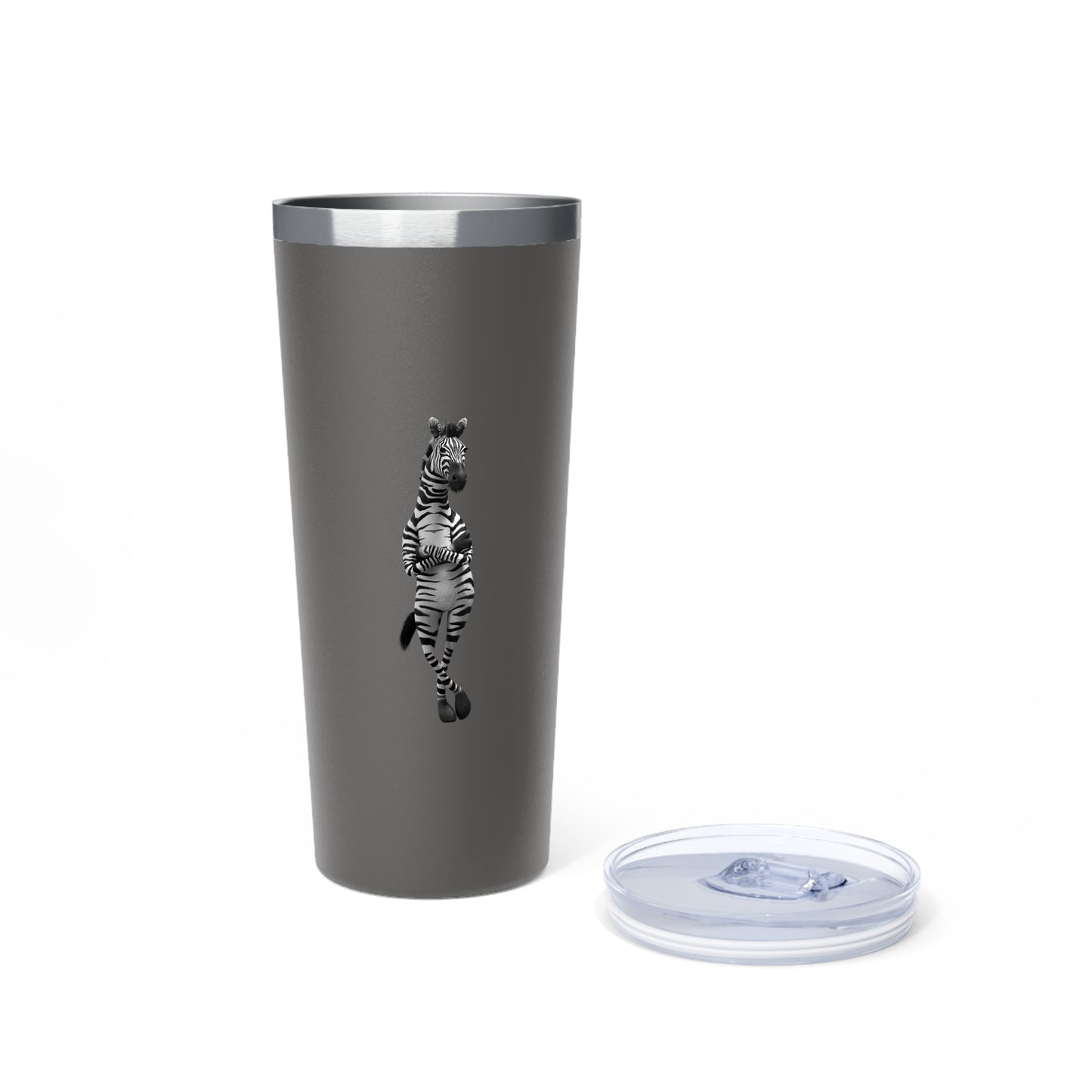 Copper Vacuum Insulated Tumbler, 22oz - Zebra Pose