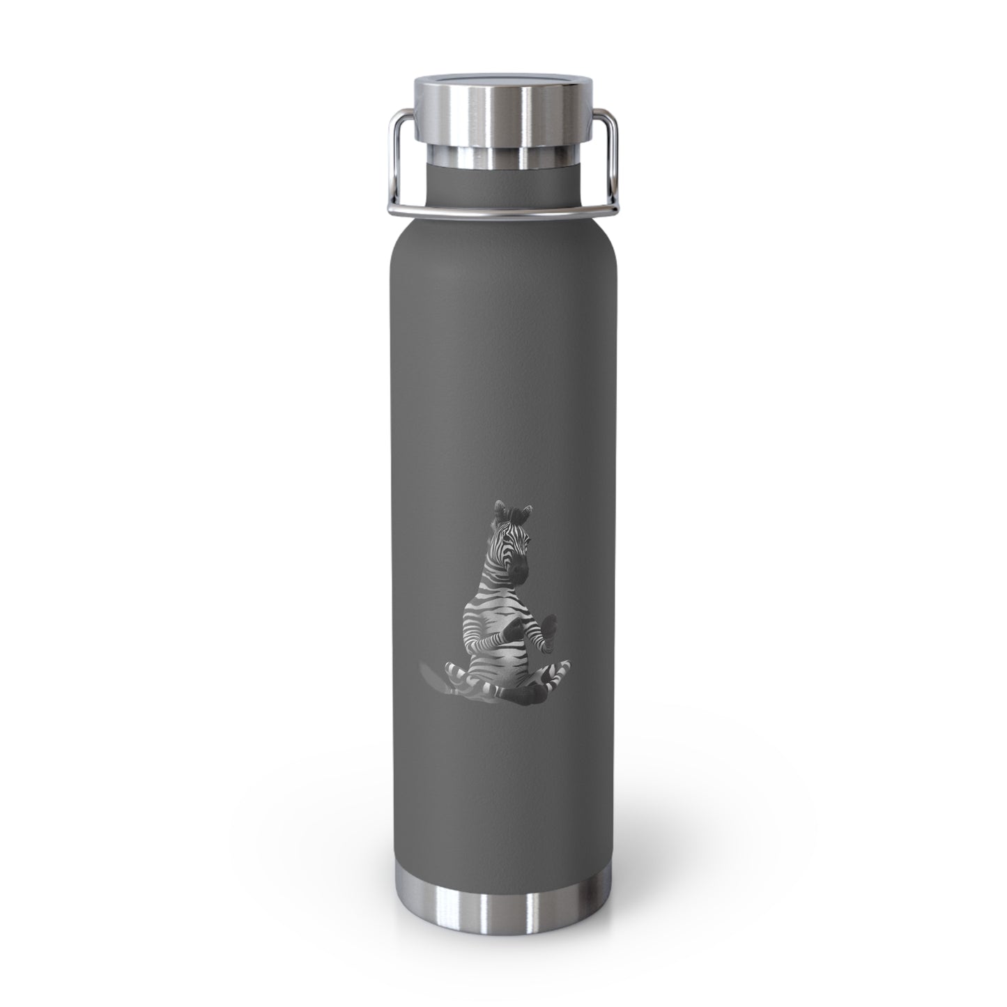 Copper Vacuum Insulated Bottle, 22oz - Zebra Pose