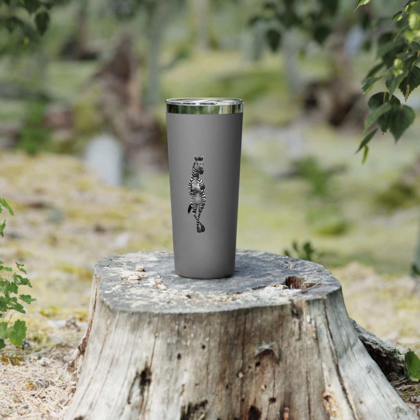 Copper Vacuum Insulated Tumbler, 22oz - Zebra Pose
