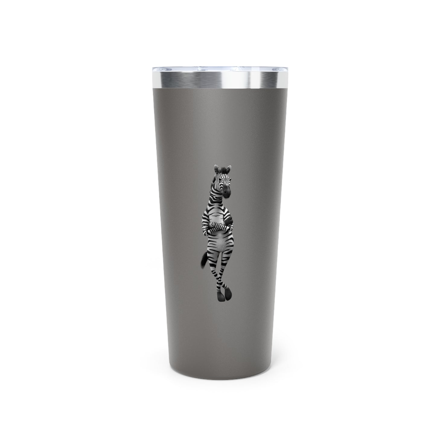 Copper Vacuum Insulated Tumbler, 22oz - Zebra Pose