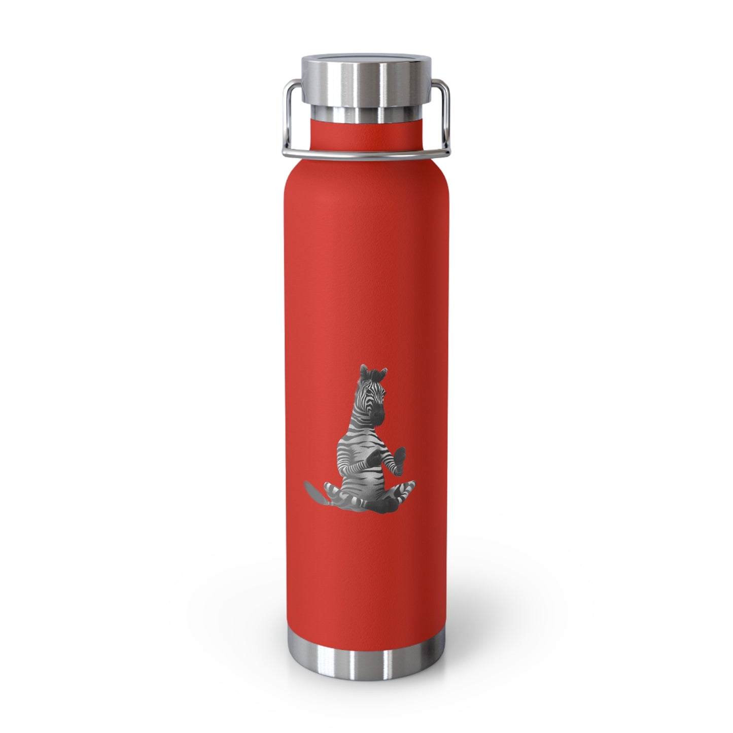 Copper Vacuum Insulated Bottle, 22oz - Zebra Pose
