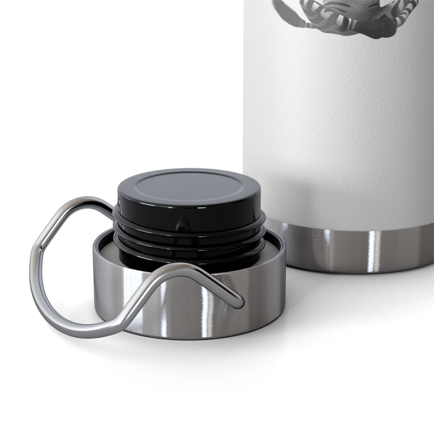 Copper Vacuum Insulated Bottle, 22oz - Zebra Pose